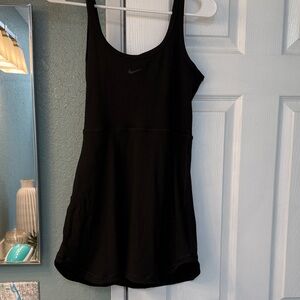 Black Women's Nike Black Mini Tank Dress with built in Shorts